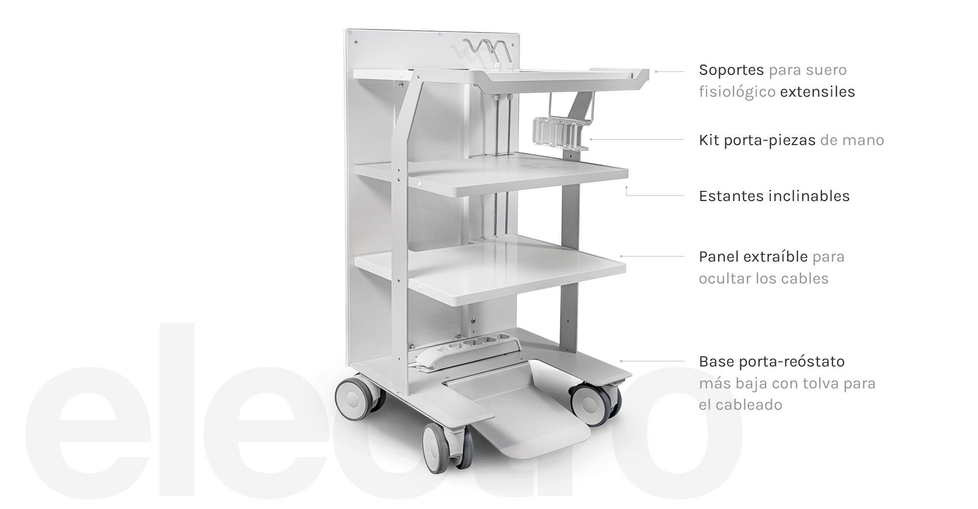 Mueble electromédico